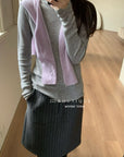 19a91 Basic cashmere turtleneck sweater