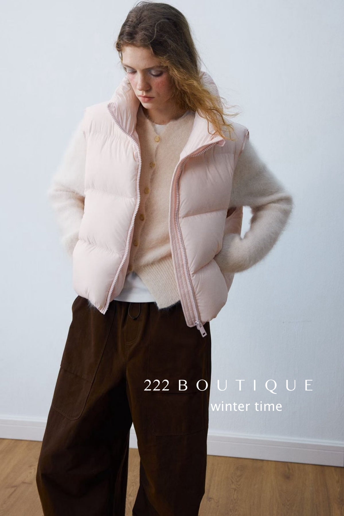 19a66 Down puffer vest