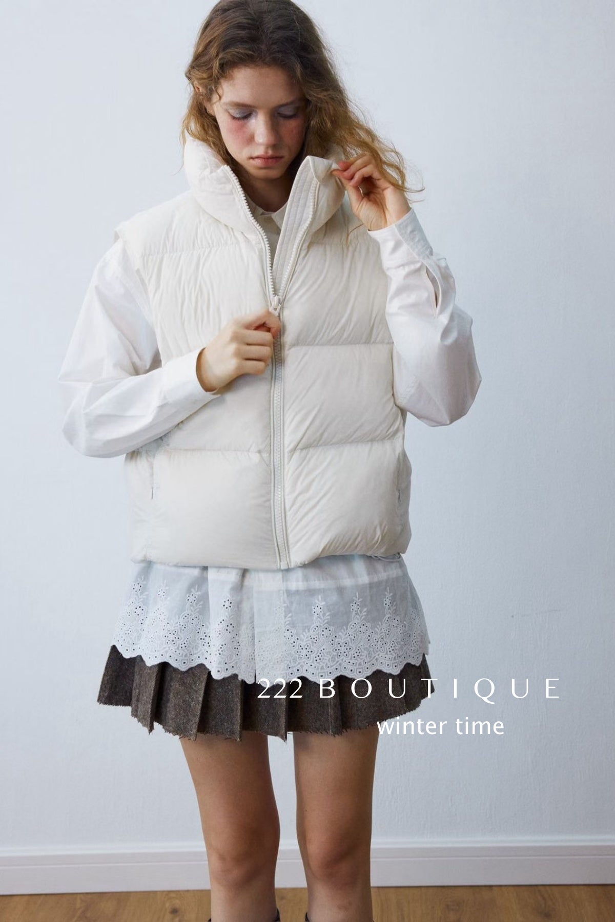 19a66 Down puffer vest