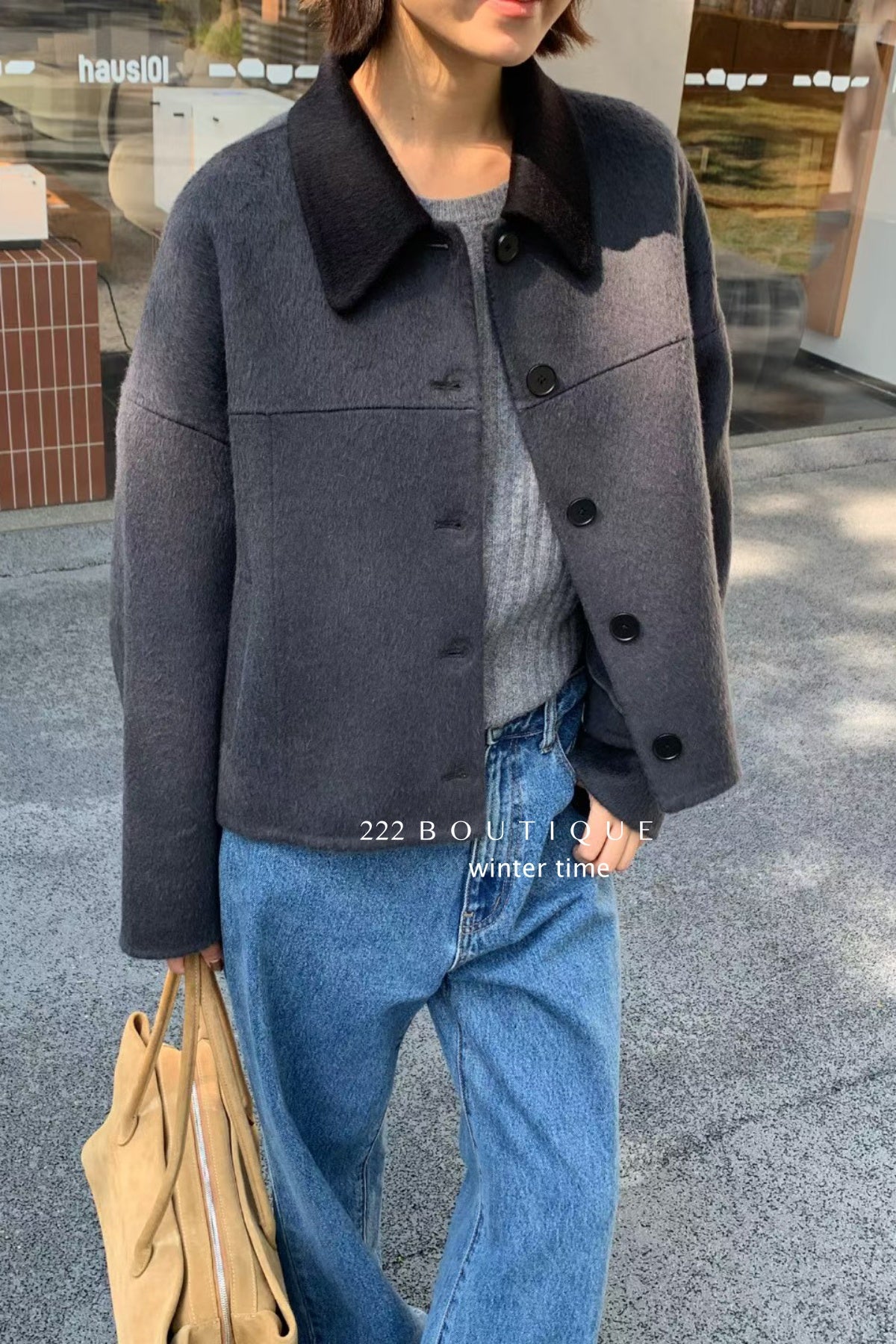 19a117 Cashmere wool coat
