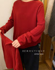 20a60 Double-layer cashmere top