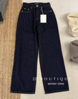 19q42 Basic straight-leg jeans