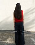20a34 V-neck wool vest