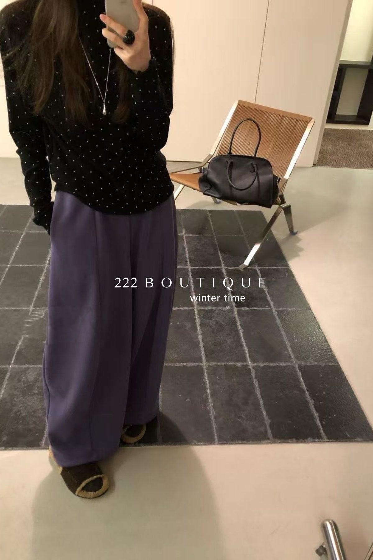20q19 Wool cropped trousers