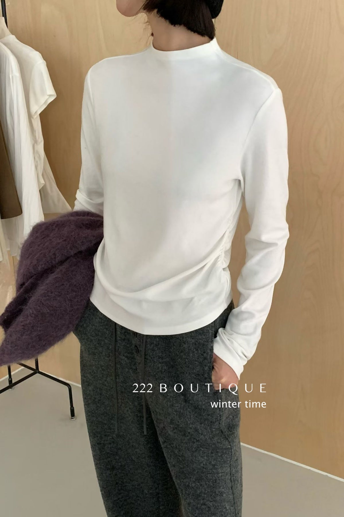 18a95 Thermal high-neck top