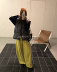 20q19 Wool cropped trousers