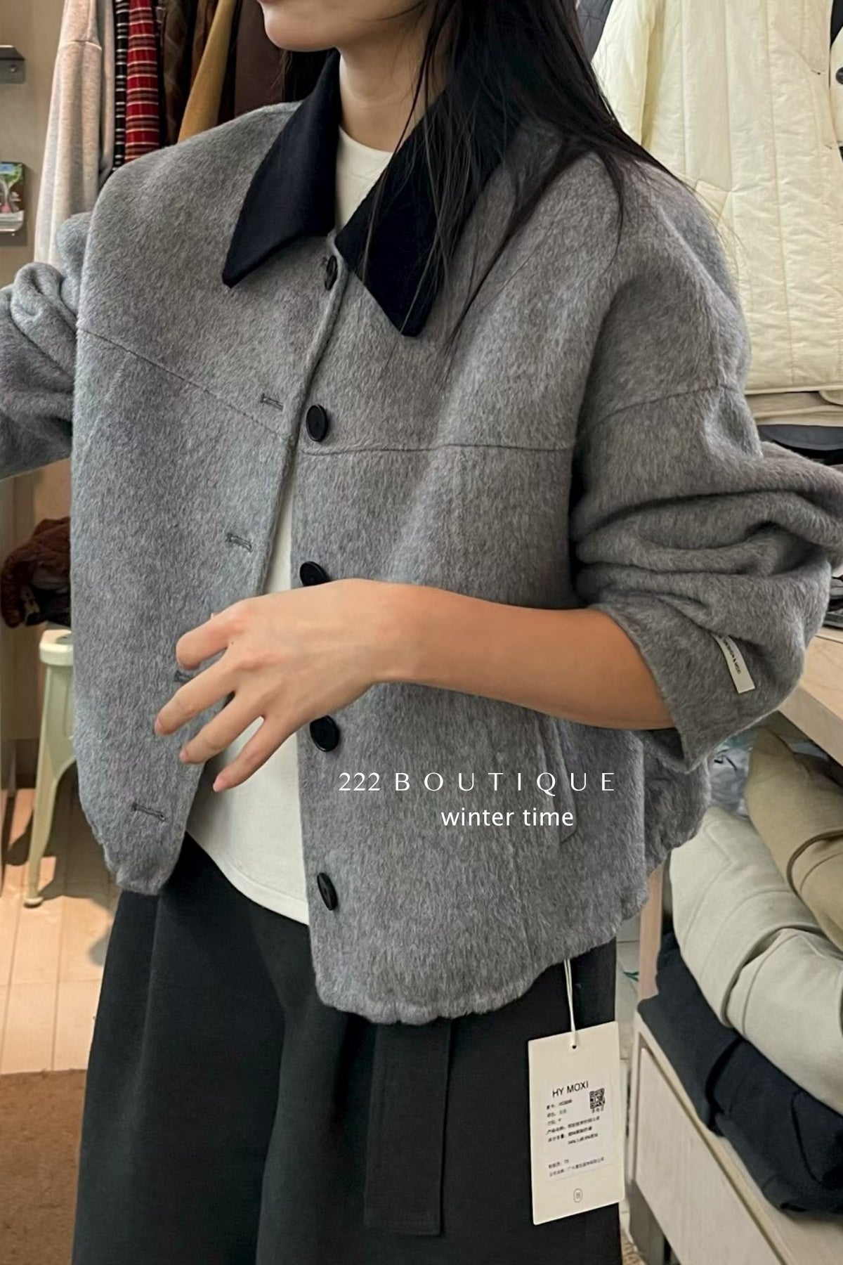 19a117 Cashmere wool coat