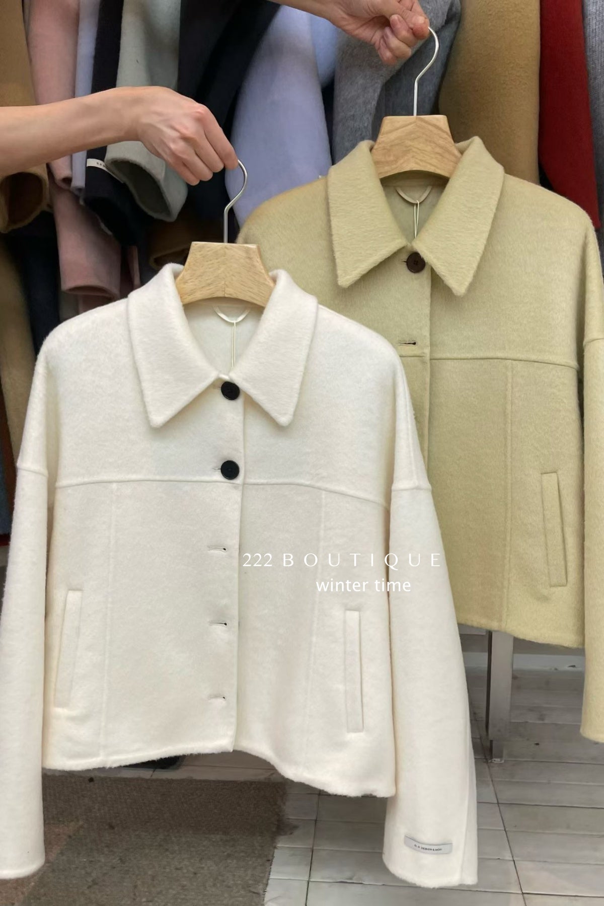19a117 Cashmere wool coat