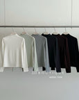 20a53 Thermal mock-neck top (3 cm collar)