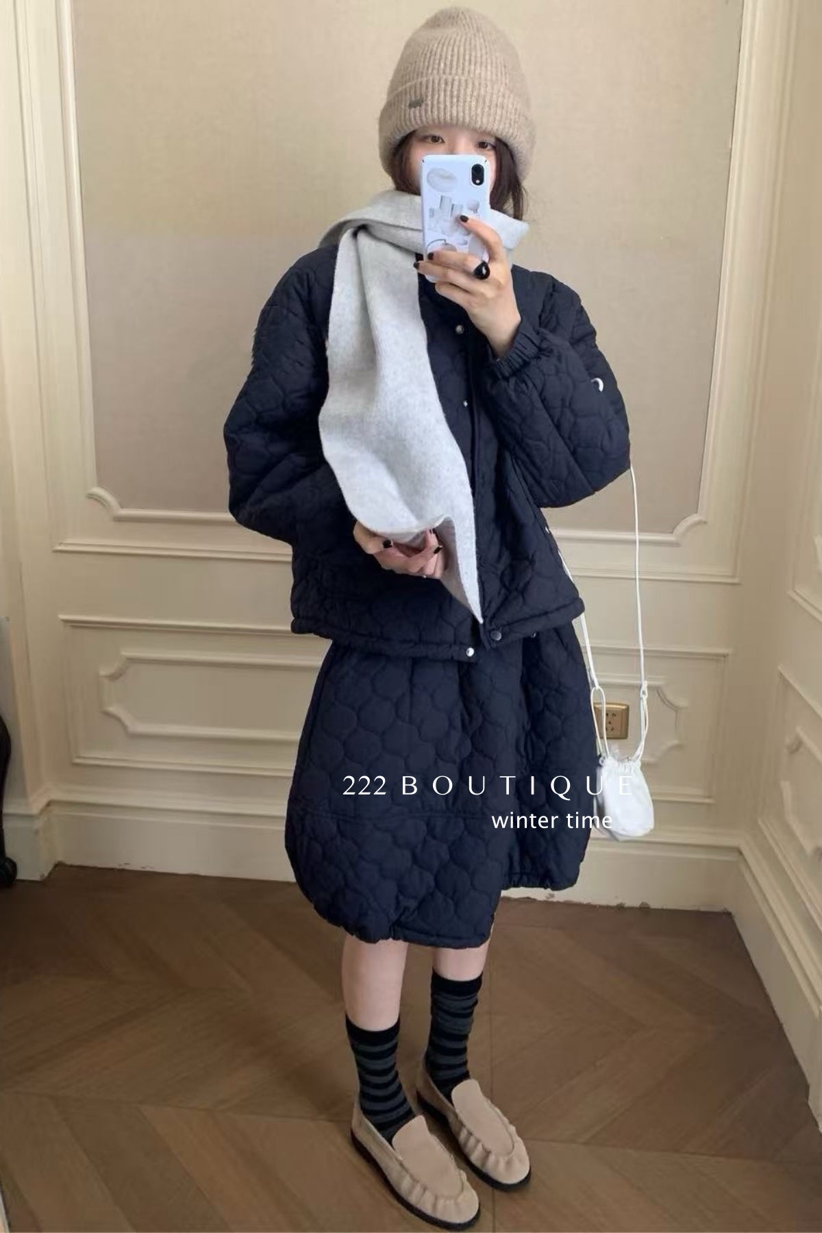 19v15 Short puffer skirt