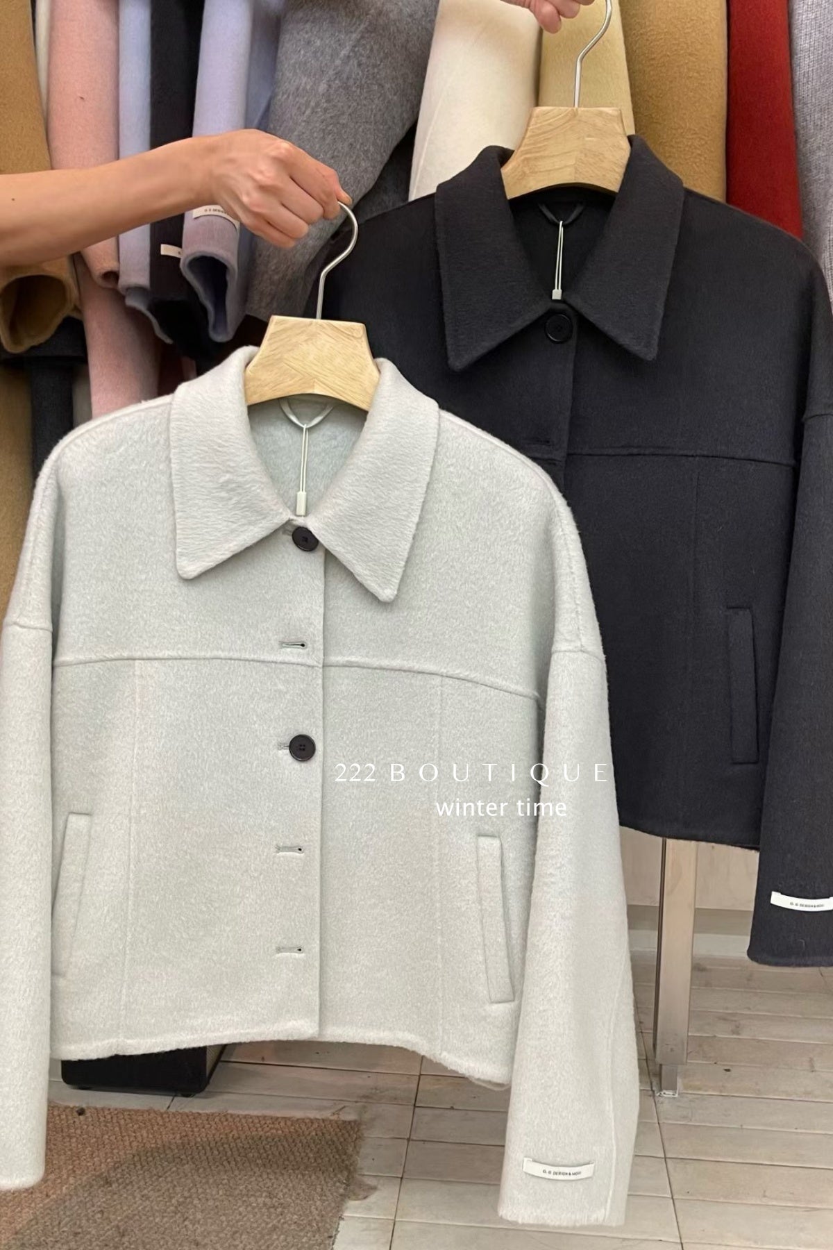 19a117 Cashmere wool coat