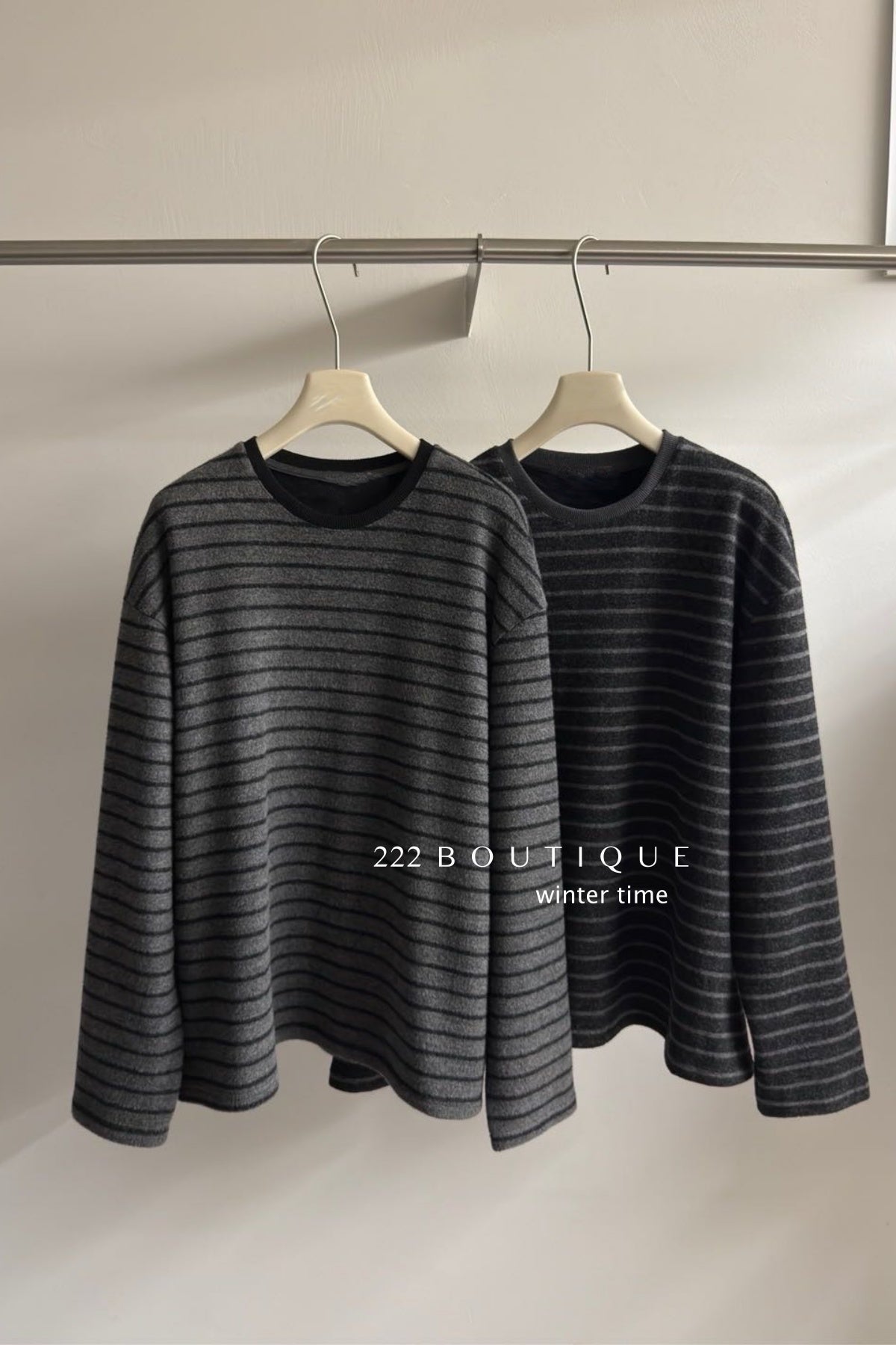 19a48 Striped cotton sweatshirt