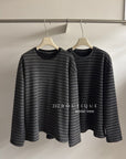 19a48 Striped cotton sweatshirt