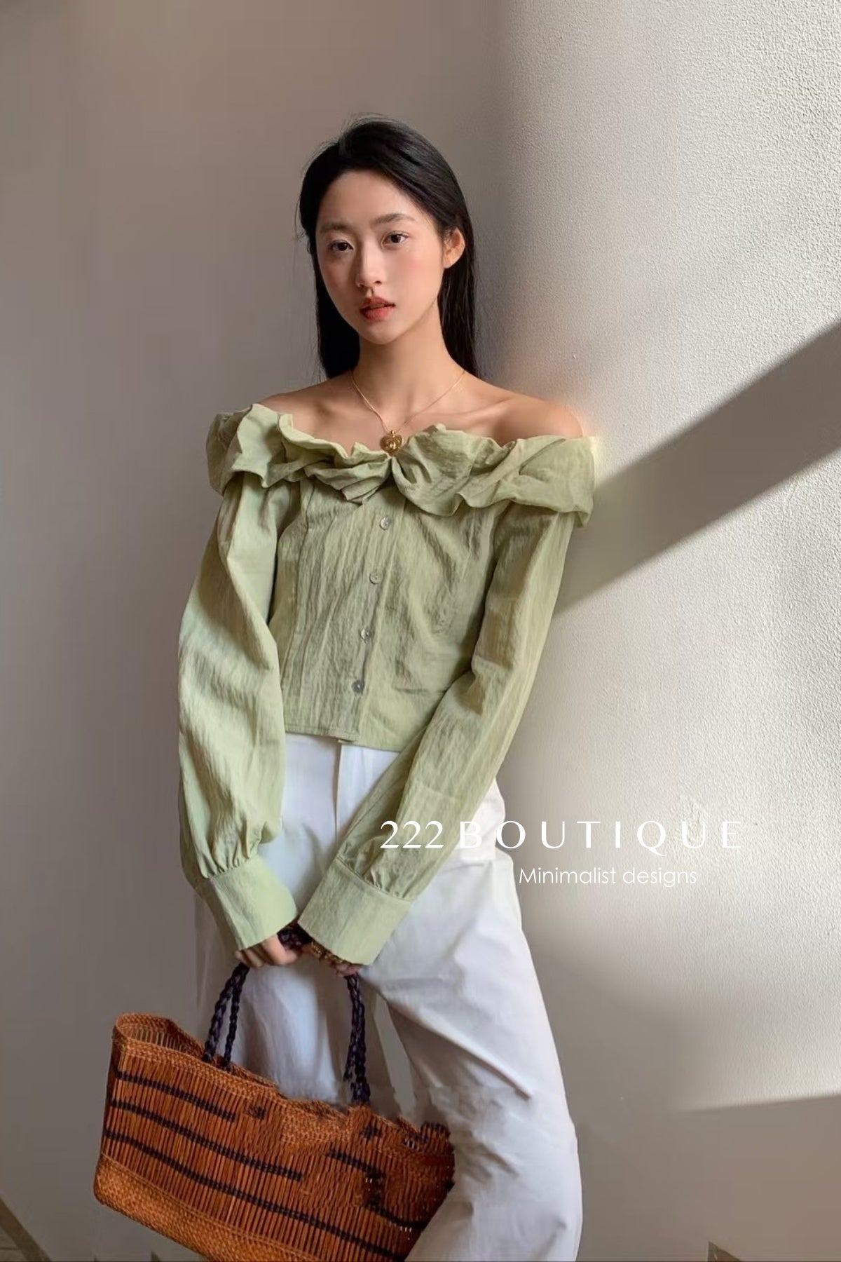 OFF- SHOULDER SHIRT - 11A37