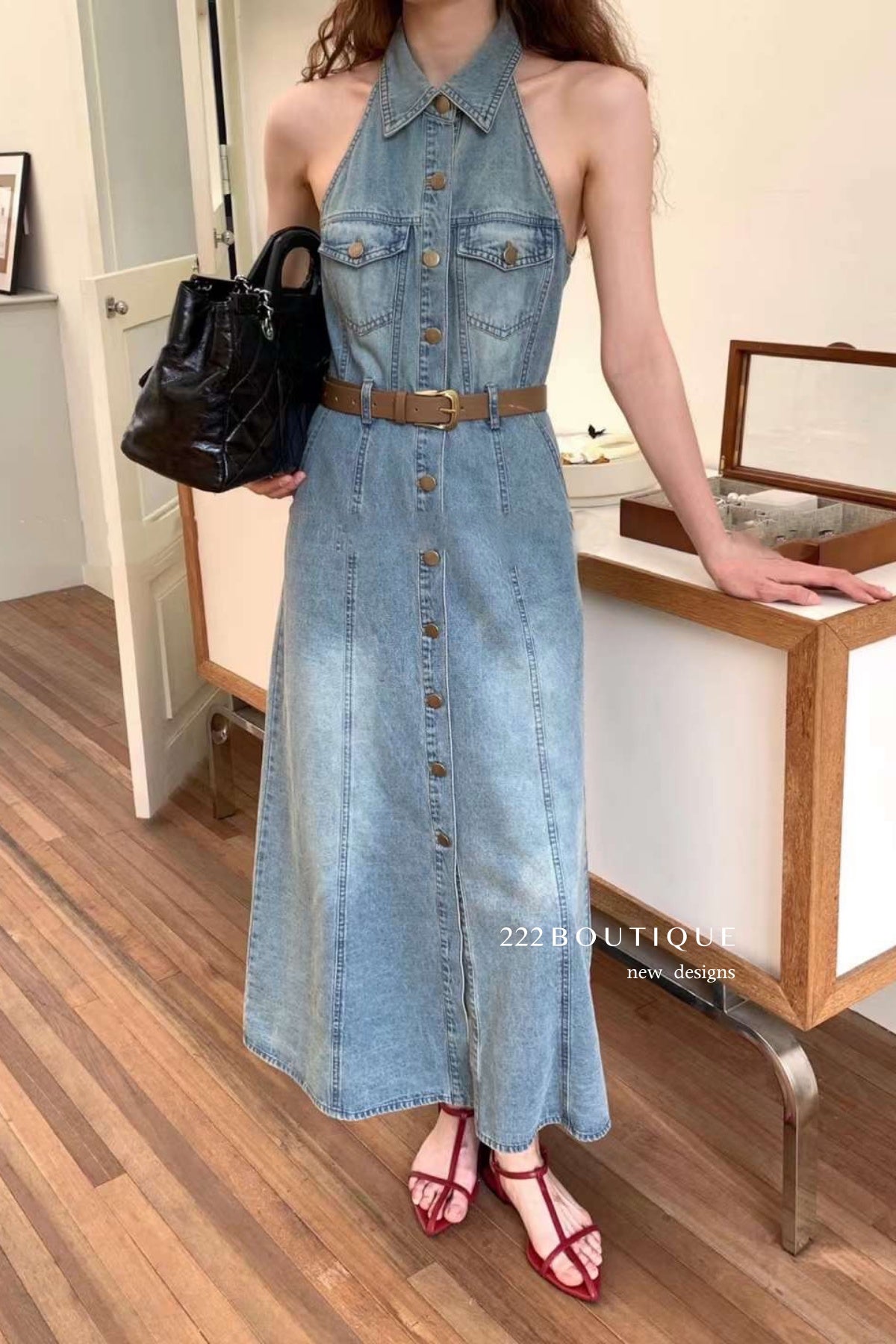 denim dress
