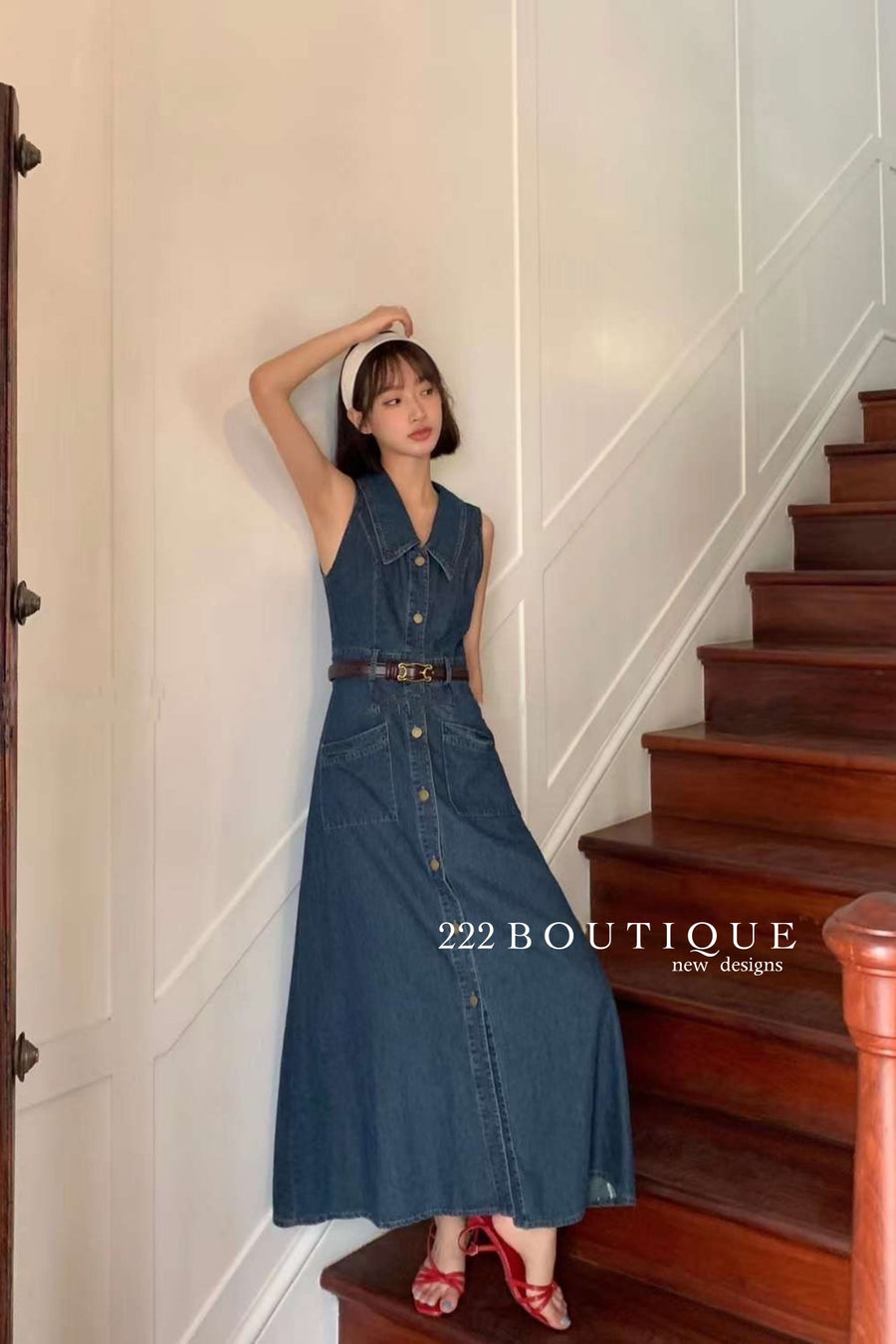 denim dress