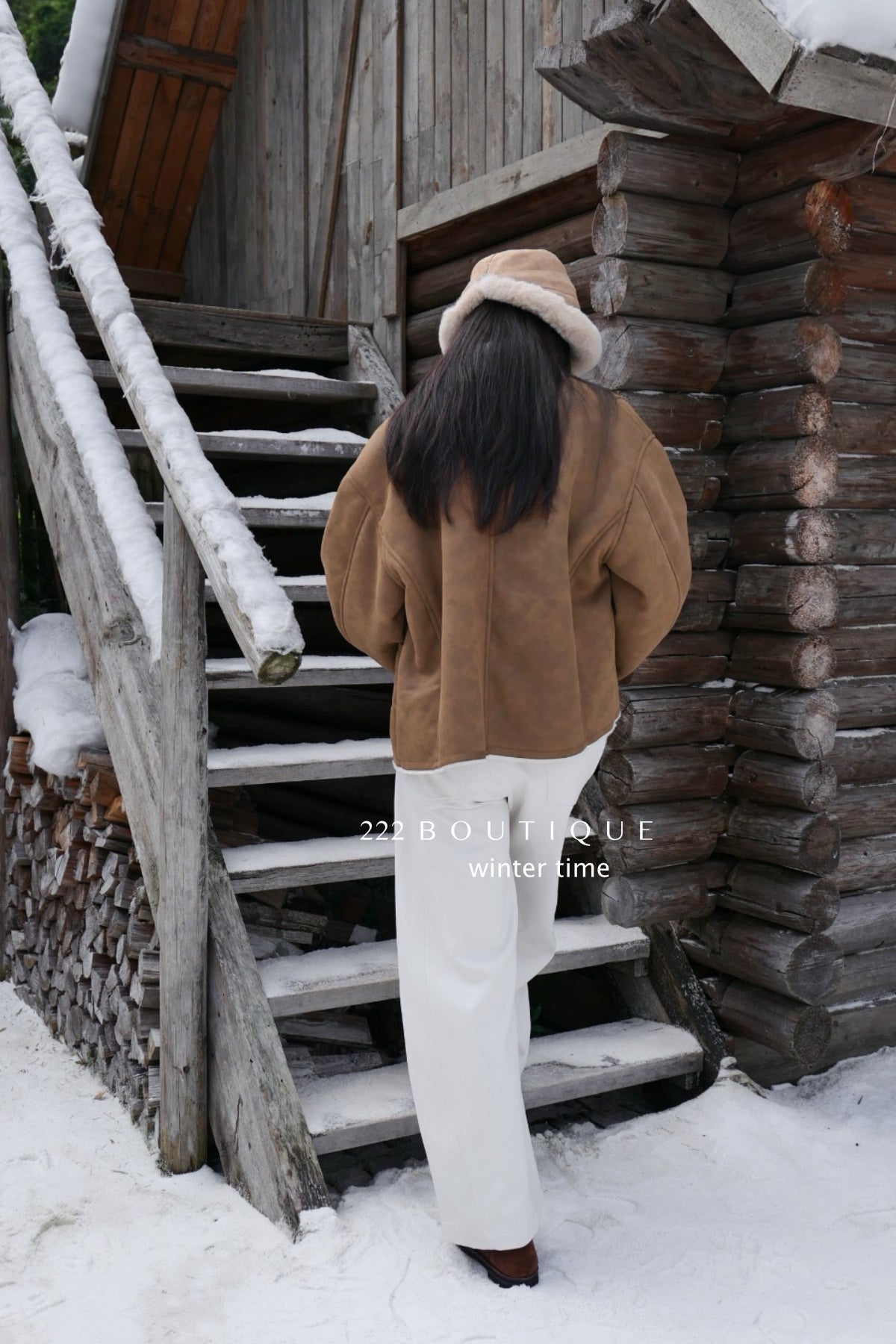 19q3 Wool baggy trousers with belt