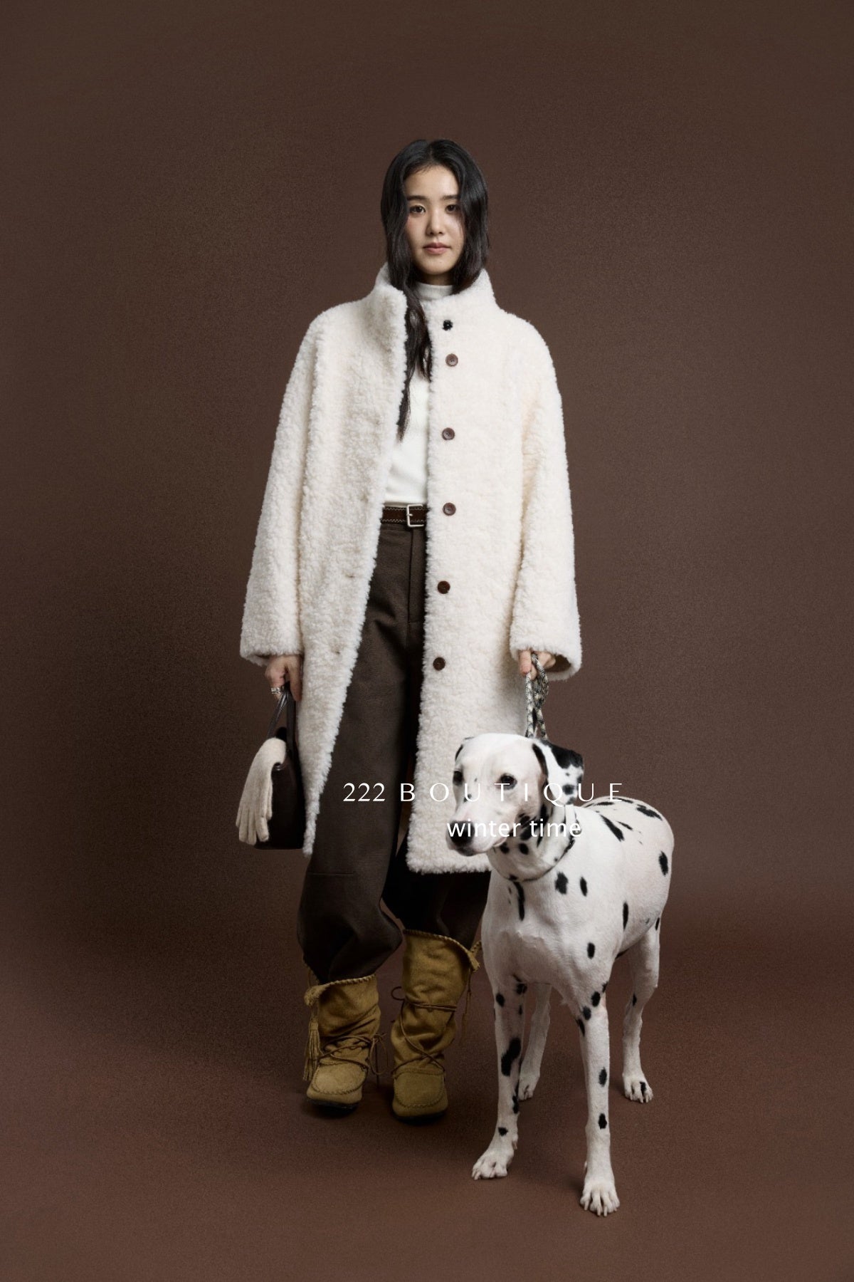 19q3 Wool baggy trousers with belt