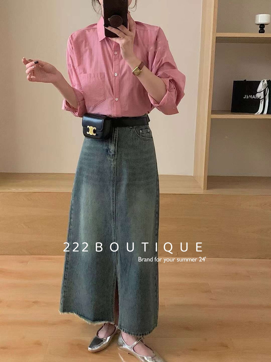 jean skirt - 90v26