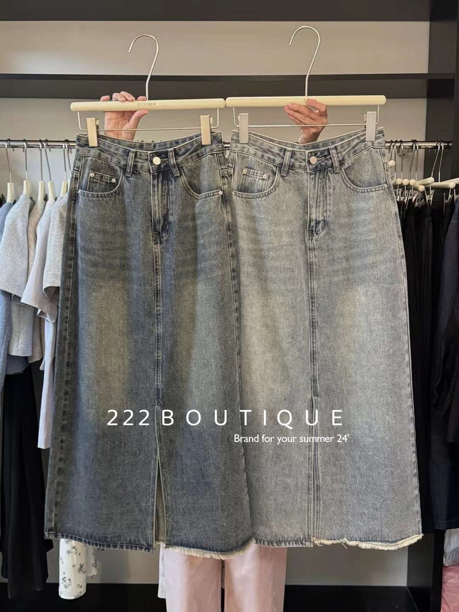 jean skirt - 90v26