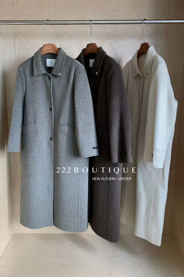 long cashmere coat - 85a131