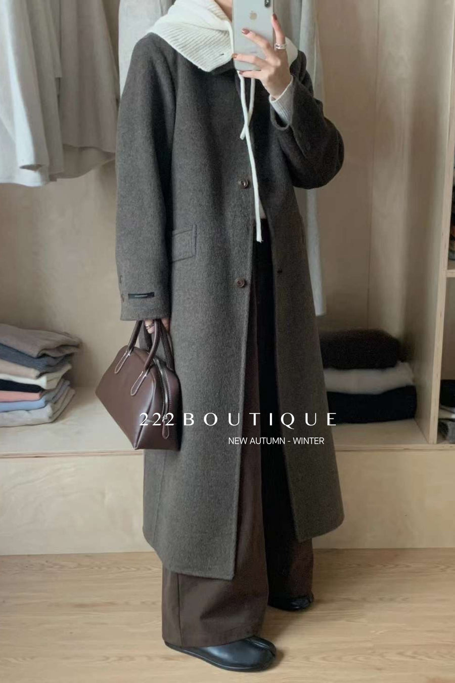 long cashmere coat - 85a131