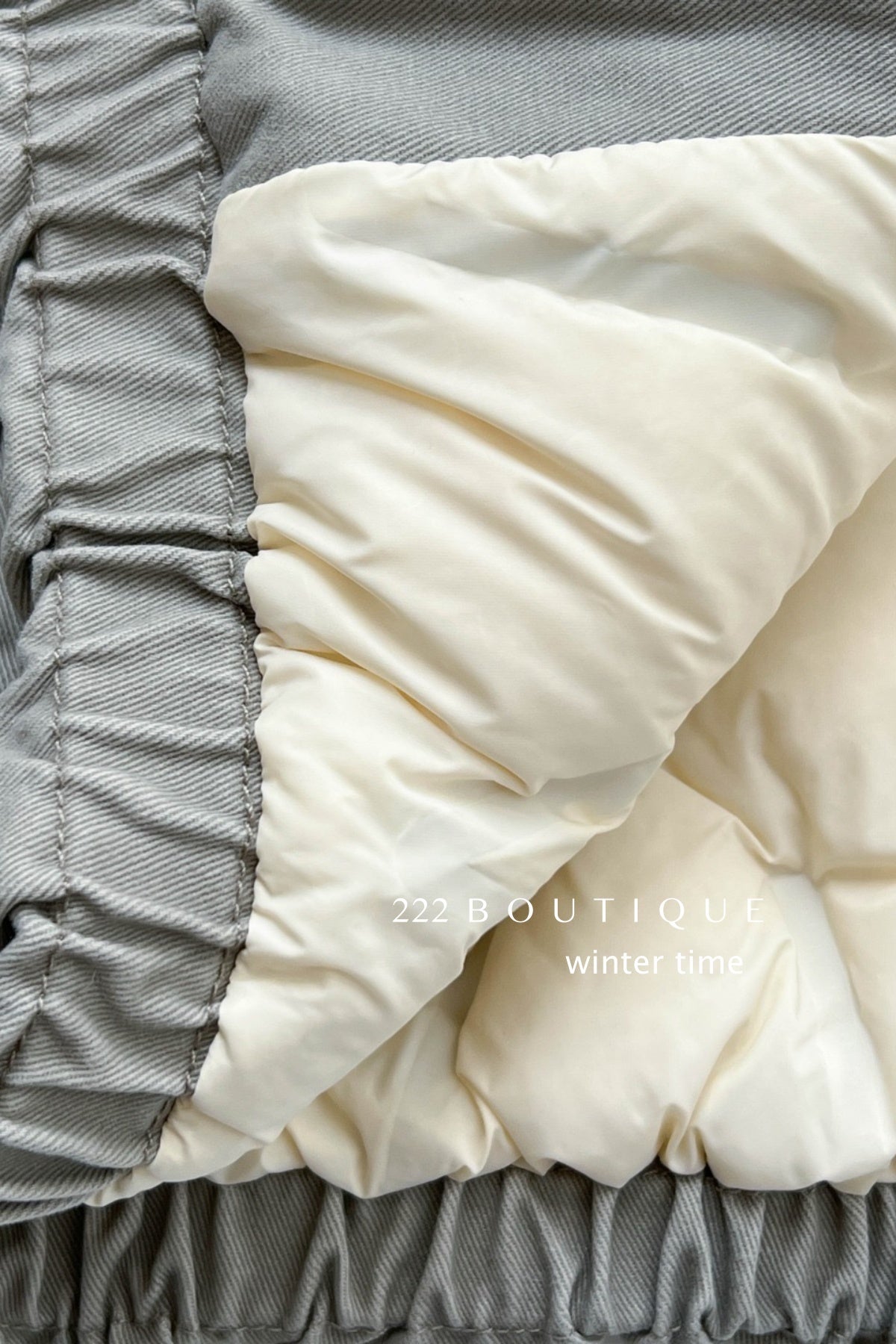 20a129 Basic puffer jacket with fur-trim collar