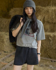 19q26 Fur shorts