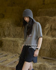 19q26 Fur shorts
