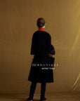 19a61 Velvet quilted puffer jacket
