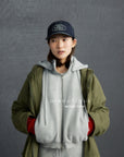 19a65 Basic zip-up hoodie