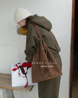 19a65 Basic zip-up hoodie