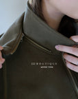 19a65 Basic zip-up hoodie