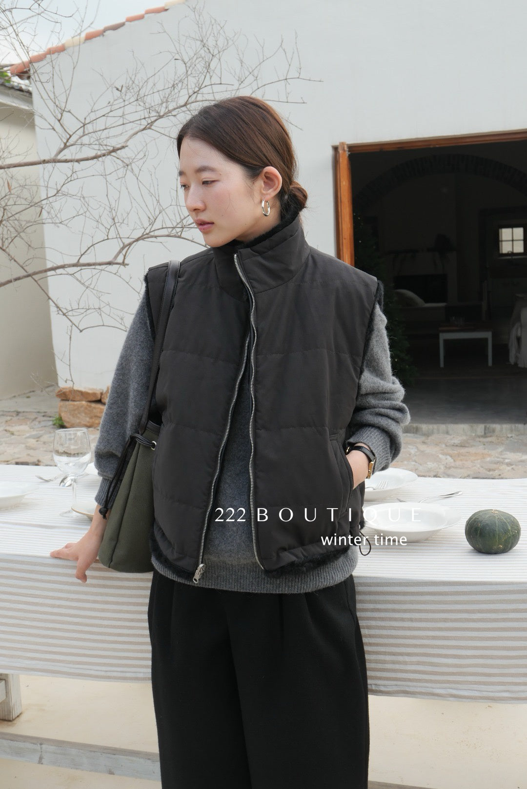 19a97 Reversible winter vest