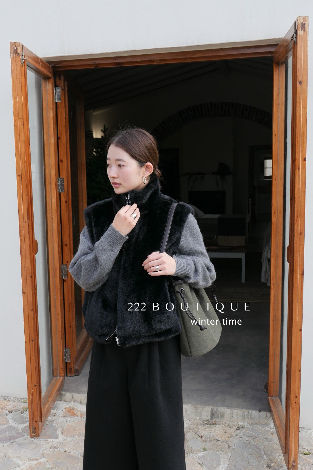 19a97 Reversible winter vest