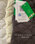 19a57 Quilted round-neck puffer jacket