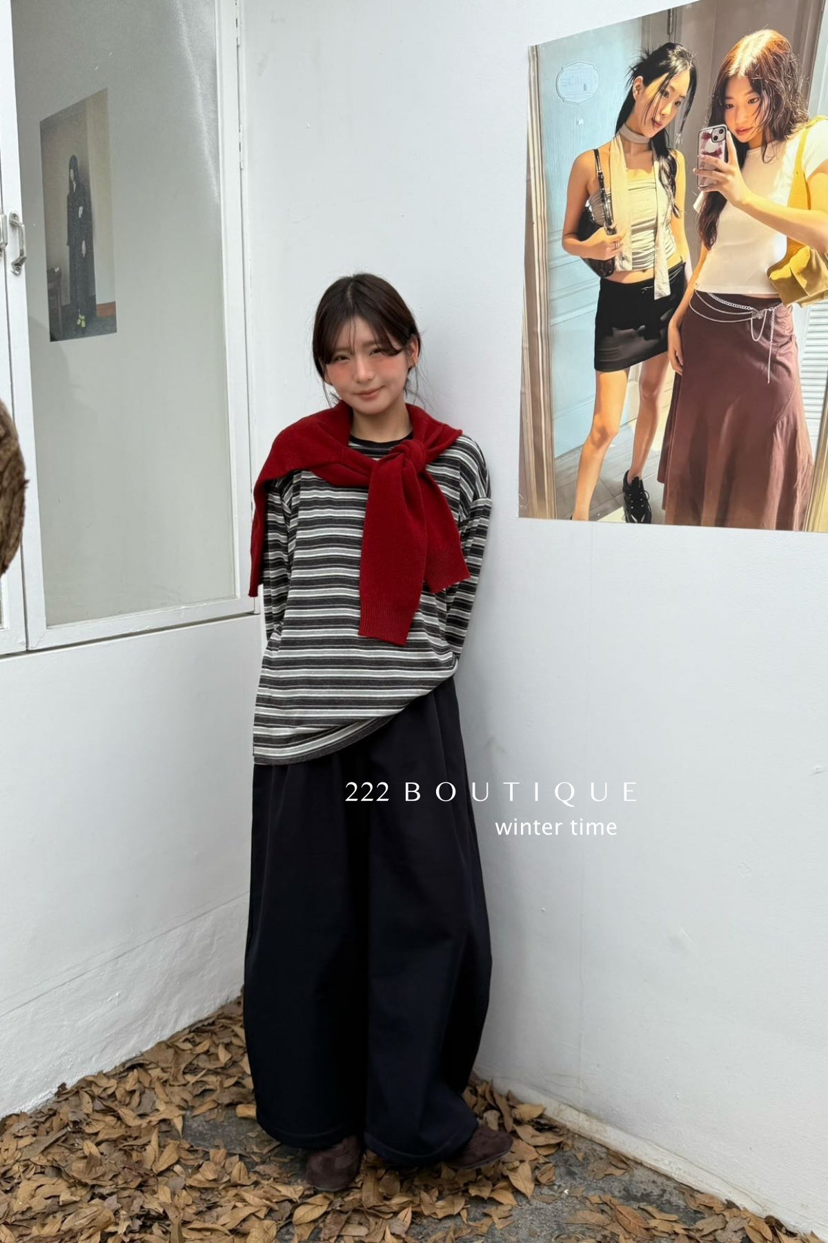 19q22 Cashmere blend cropped straight-leg pants