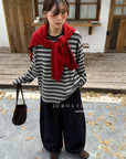 19q22 Cashmere blend cropped straight-leg pants