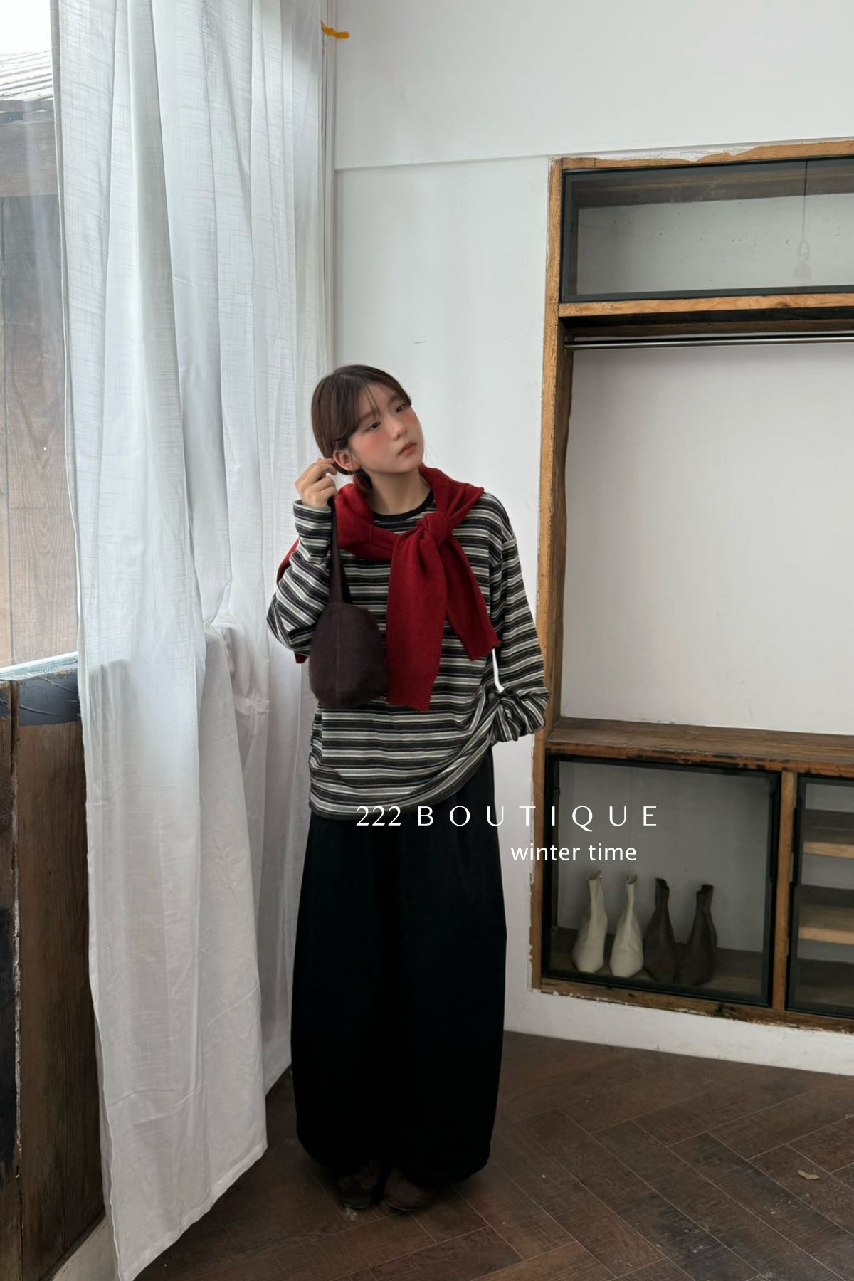 19q22 Cashmere blend cropped straight-leg pants