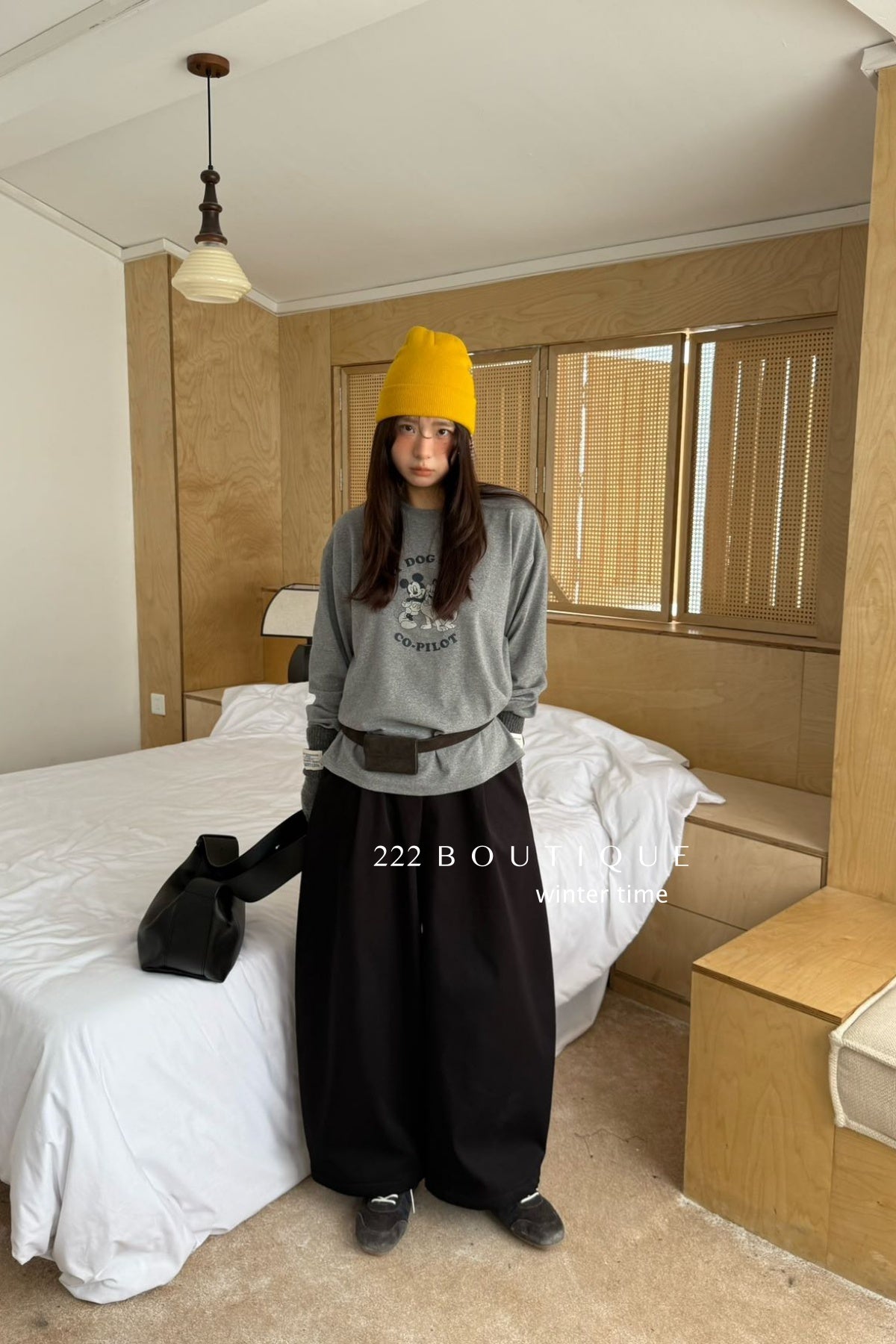 19q22 Cashmere blend cropped straight-leg pants