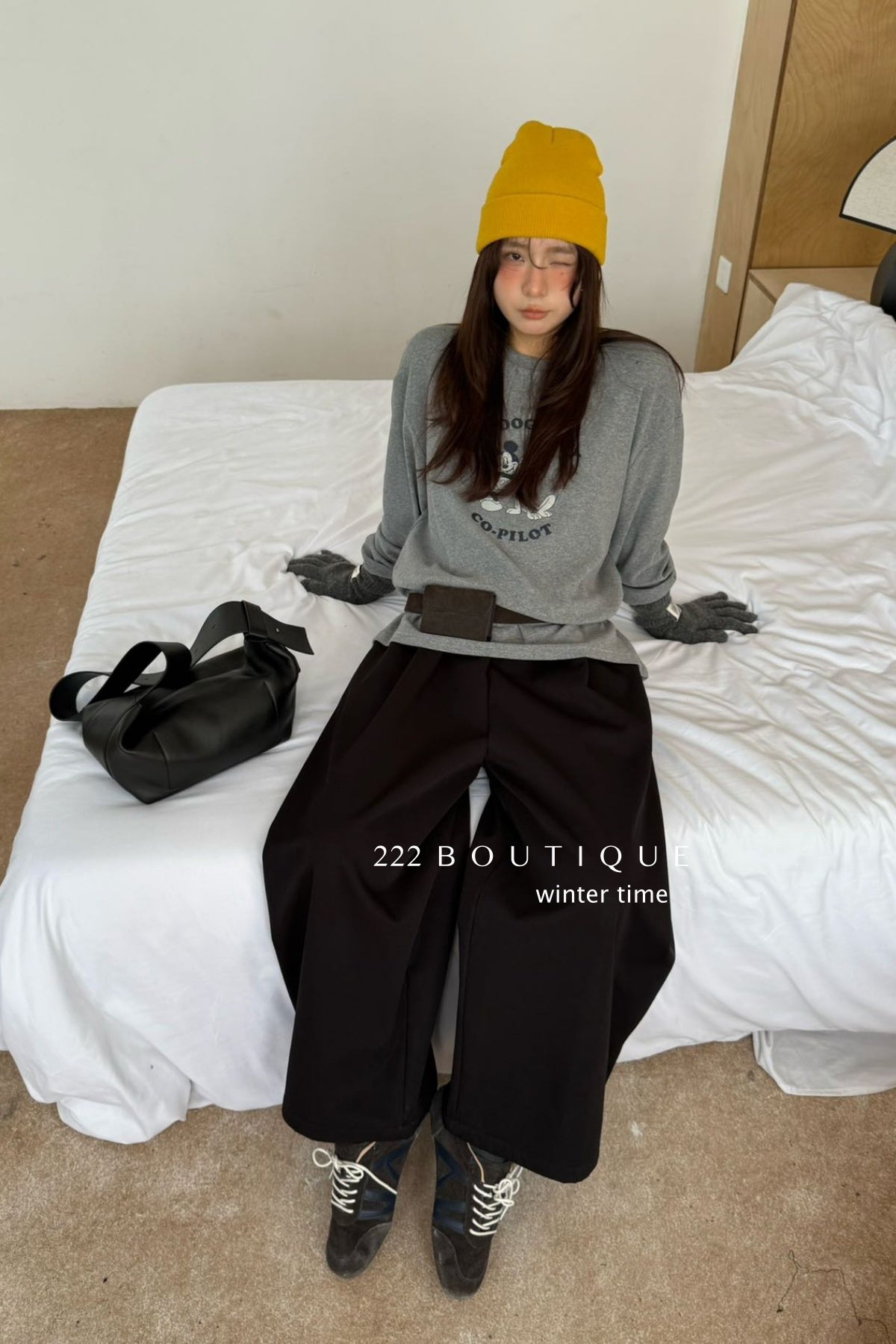 19q22 Cashmere blend cropped straight-leg pants