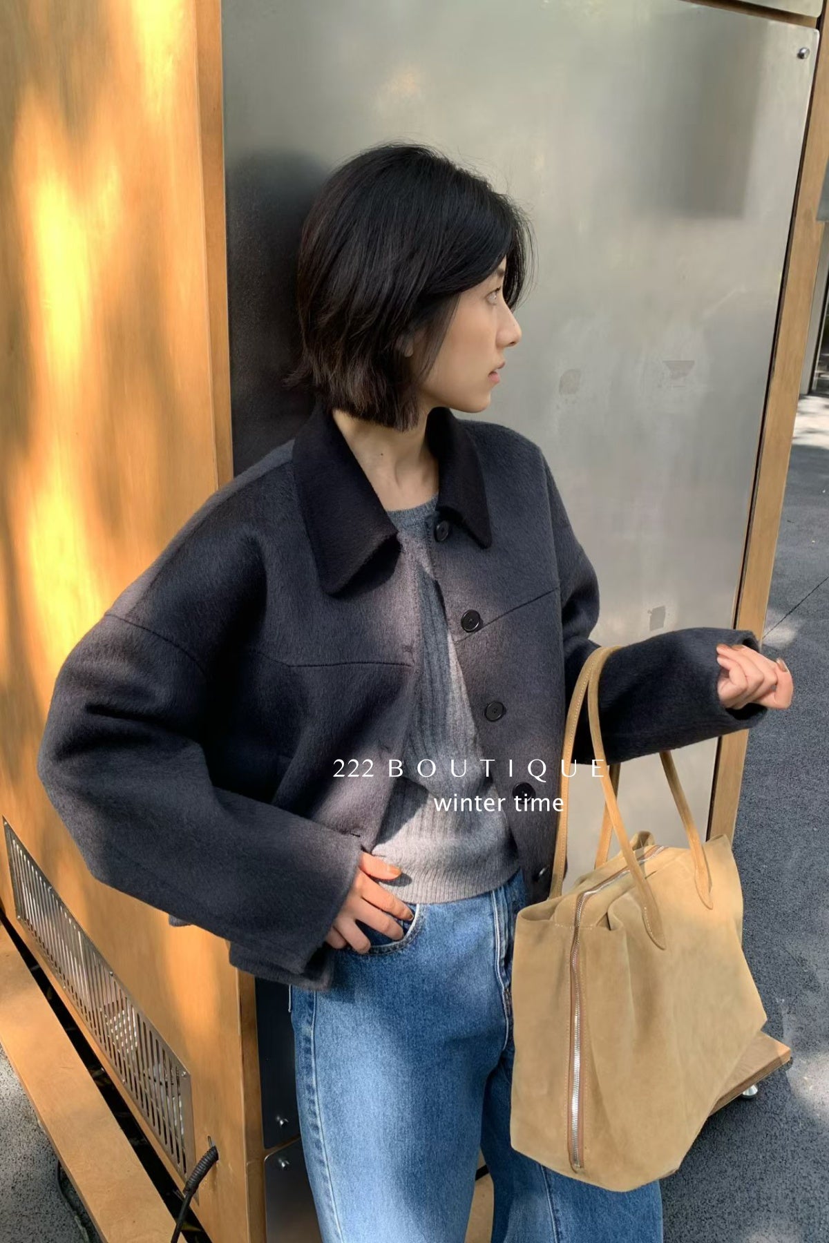 19a117 Cashmere wool coat