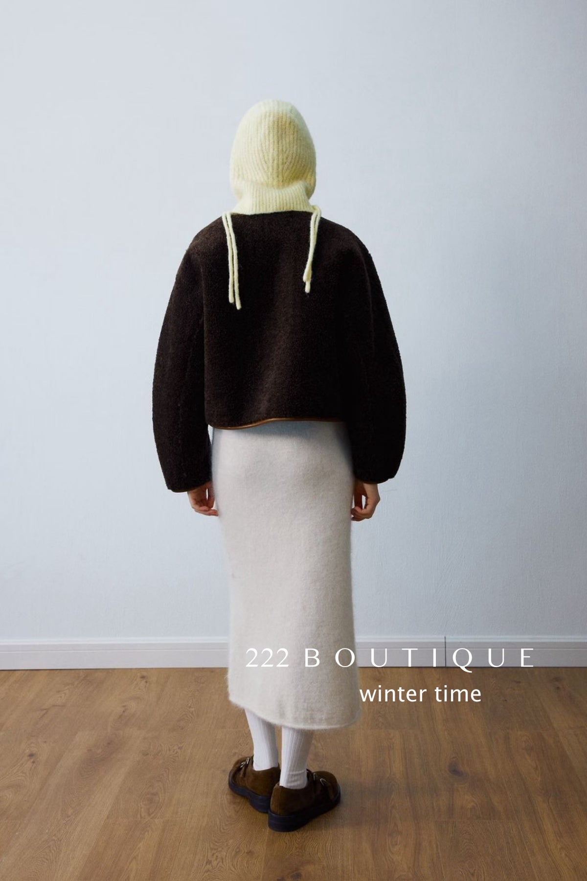 19a74 Reversible fur–suede jacket