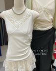 21a10 Basic lace blouse