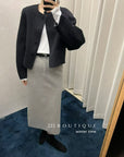 18v26 Wool pencil skirt