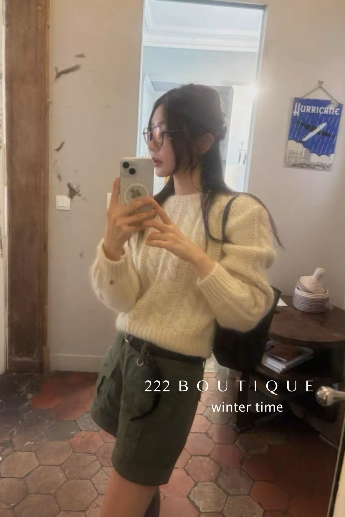 19a112 Cashmere cable-knit sweater