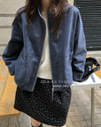19a102 Down puffer jacket with cuffed sleeves