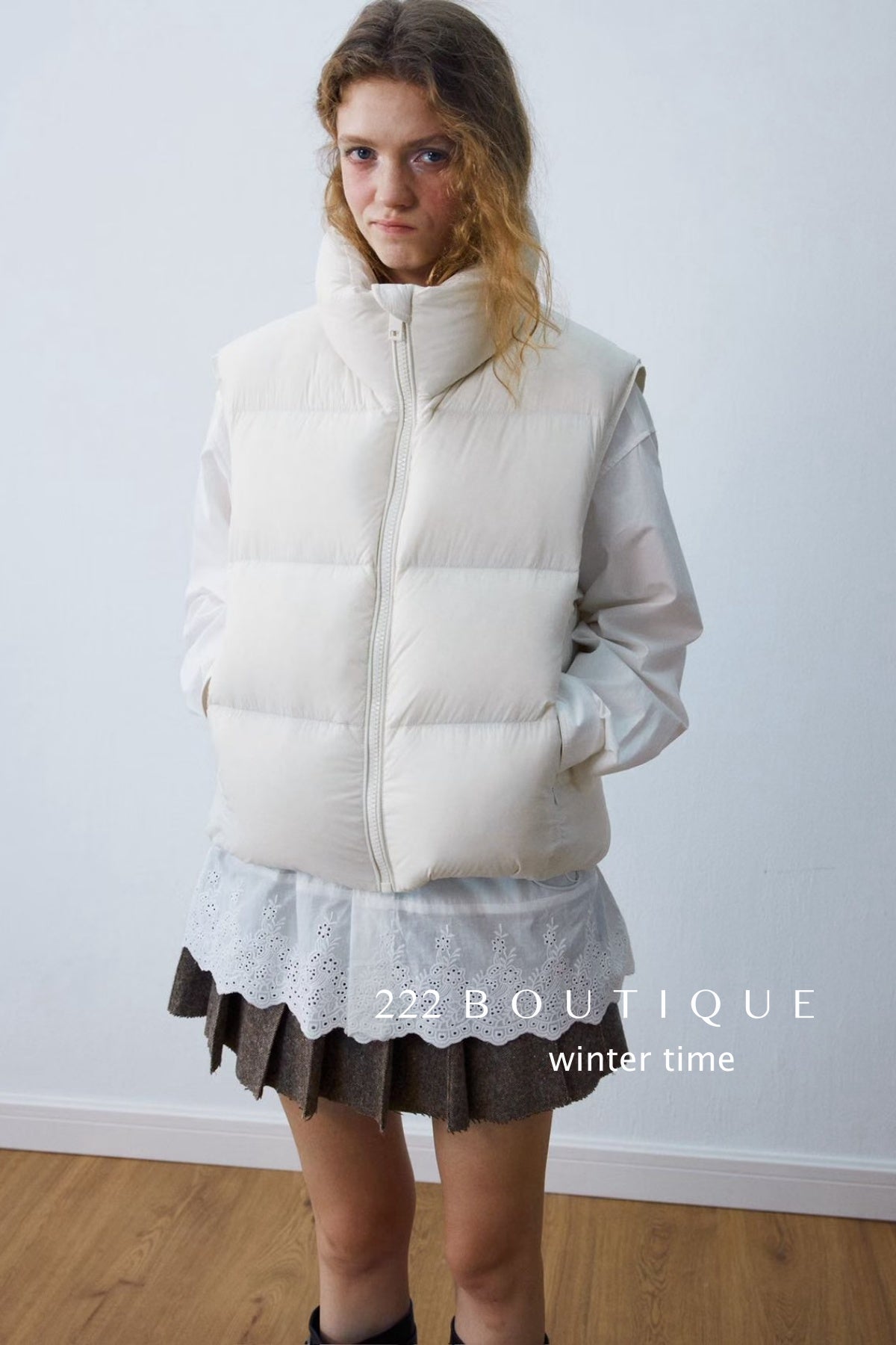 19a66 Down puffer vest