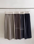 18q32 Wool blend straight-leg pants