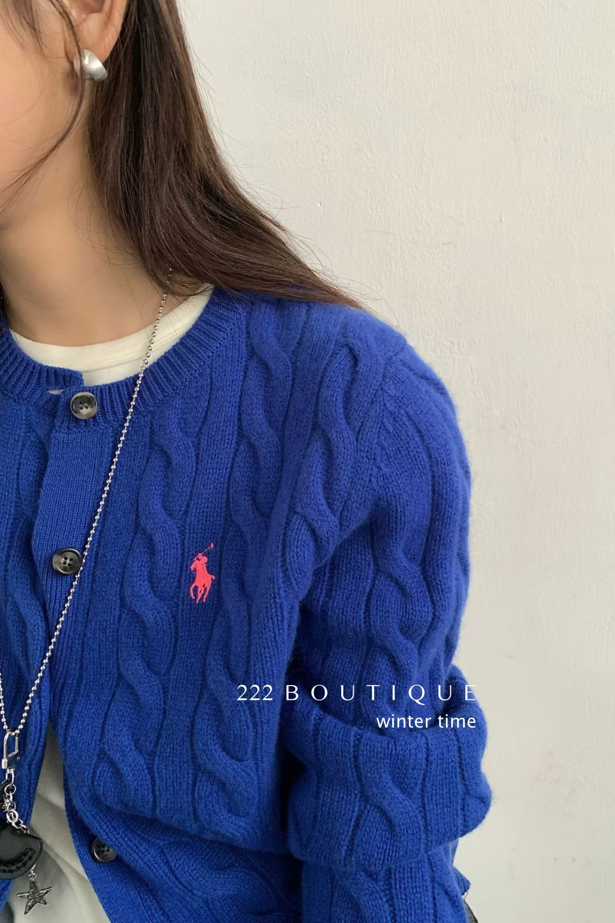 18a98 Cashmere cable-knit cardigan